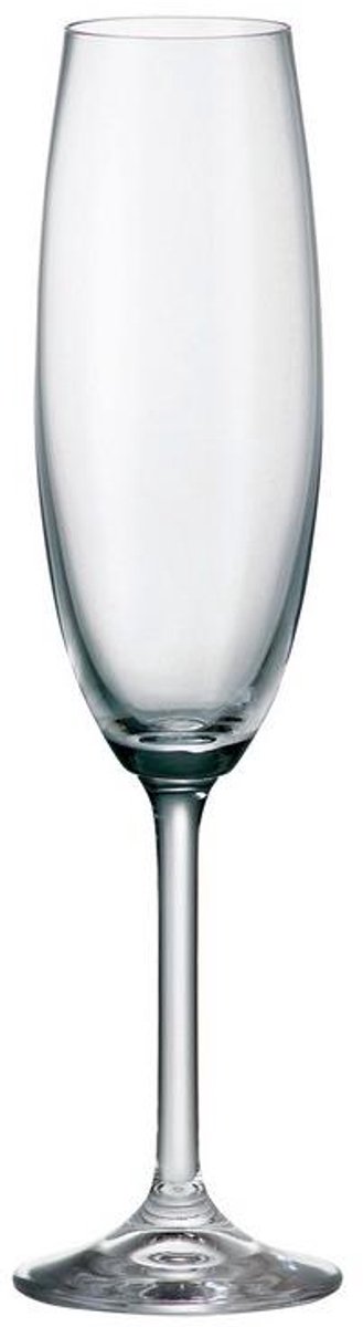 Bohemen Kristallen Champagneglazen Colibri 220ml - Set van 6