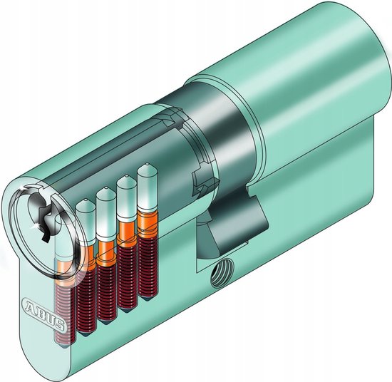 Yale Anti-Snap 3-sterren Euro Thumbturn Cilinder, Hoge Veiligheid, Messing Afwerking, 40.40 (80 mm