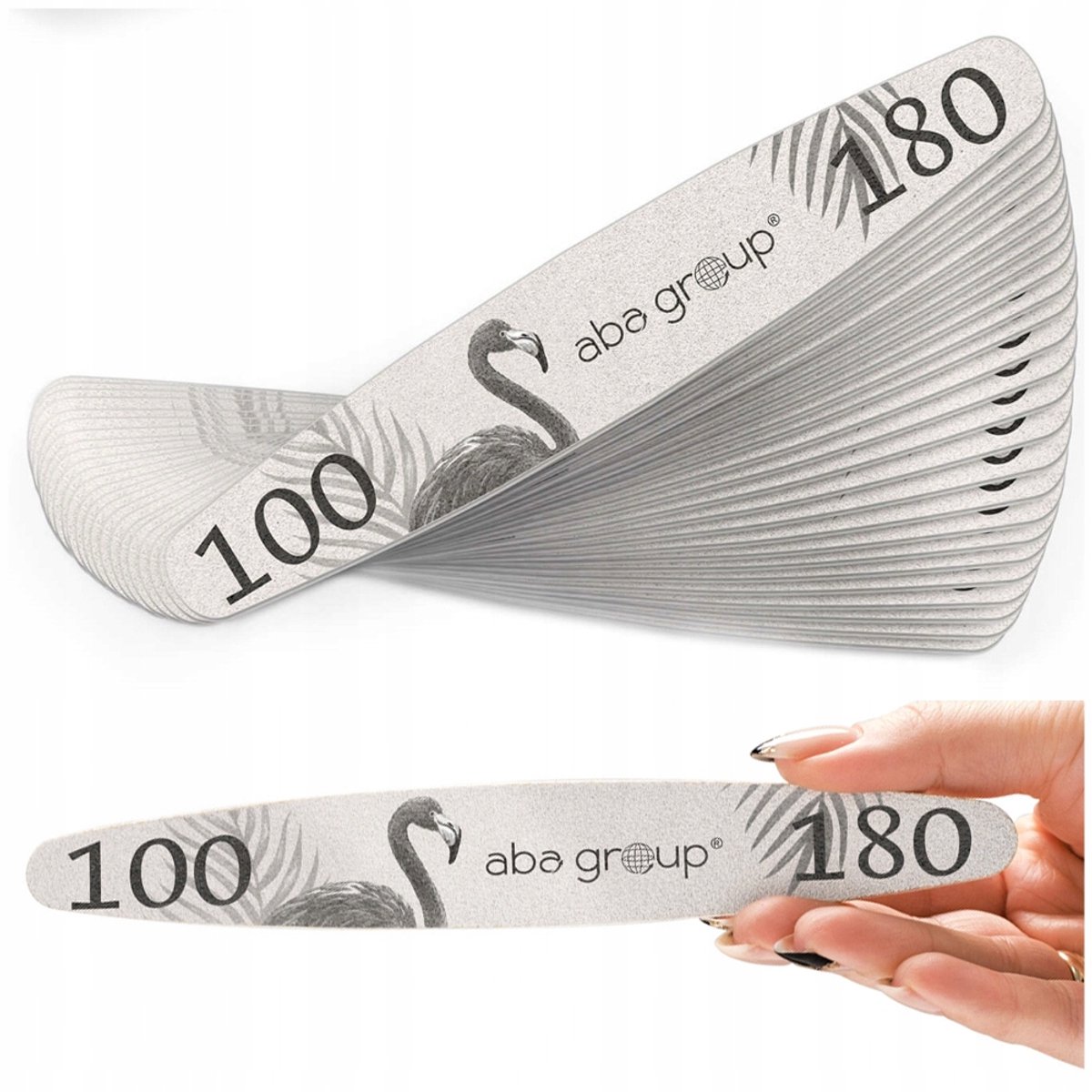 Aba Group Ellips Nagelvijl 100/180 Slim - 25 Stuks