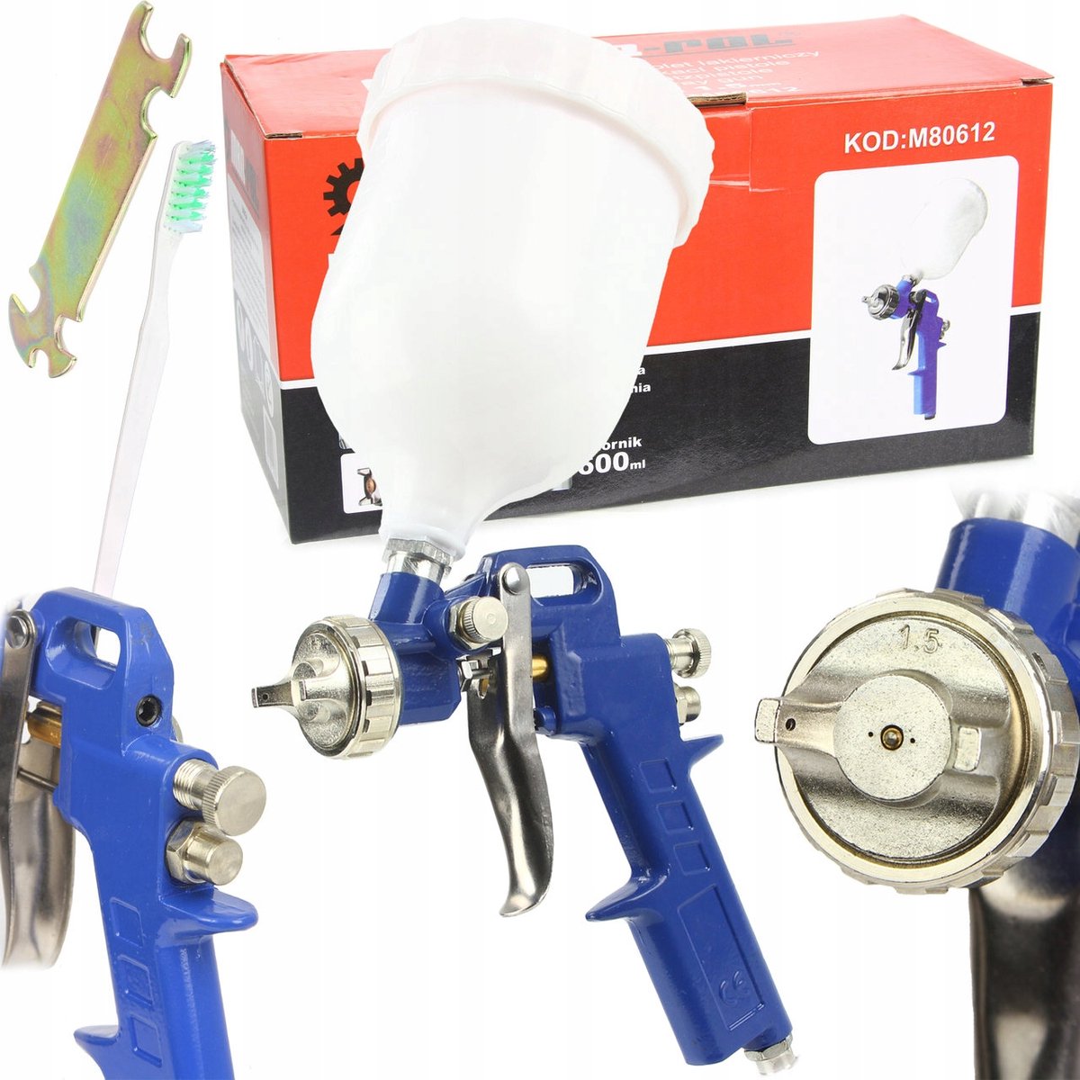 HVLP Spuitpistool 1.5mm voor Lakken - Aluminium Body