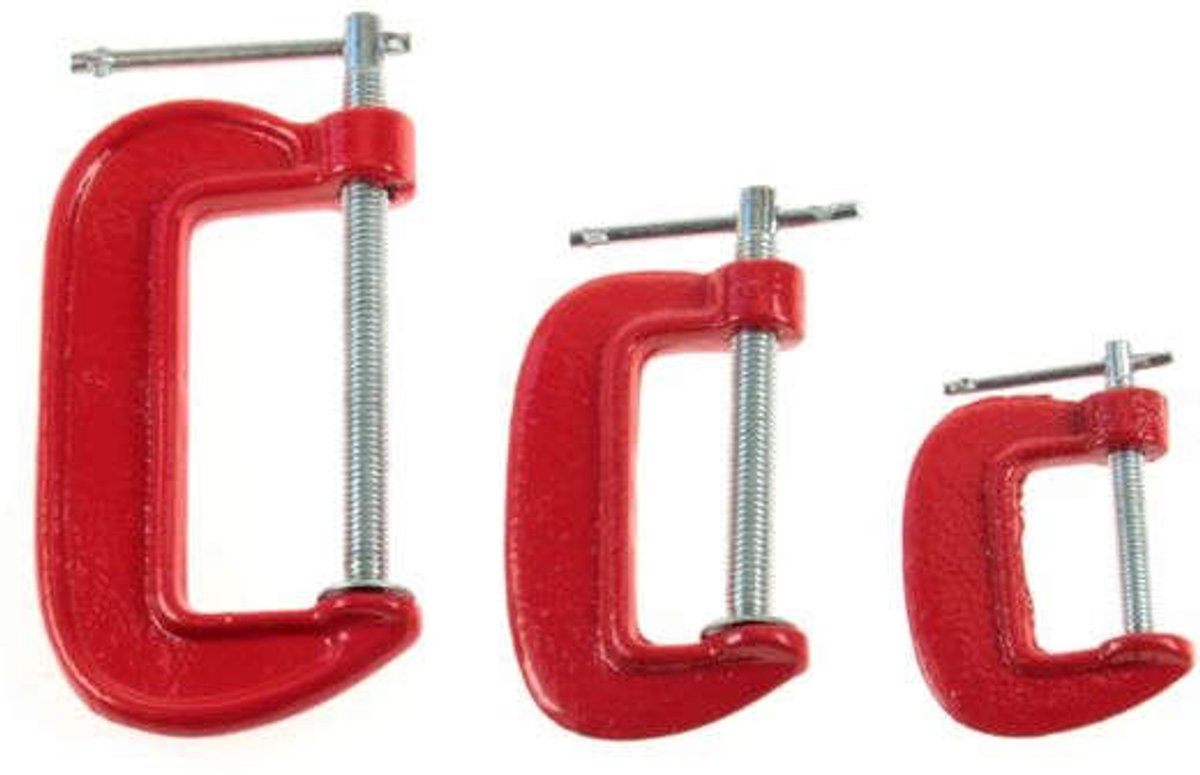 G Klemmenset 1-3 inch - Professioneel voor houtbewerking