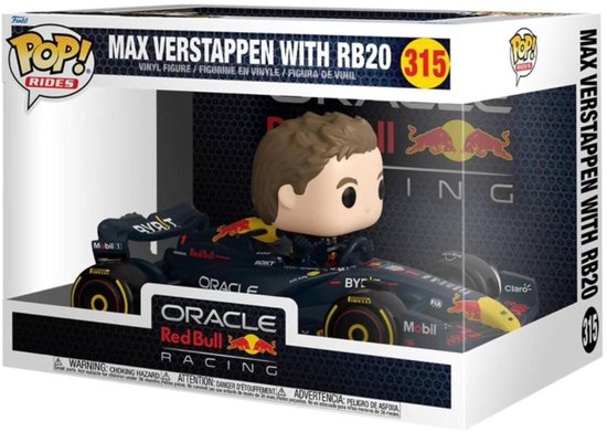Pop Rides: Oracle Red Bull Racing - Max Verstappen With RB20 Funko Pop #315