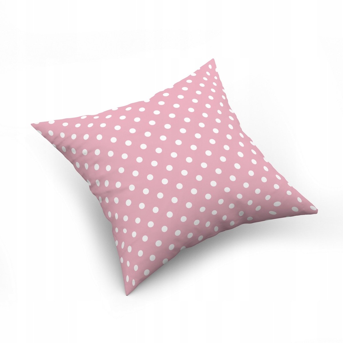 Katoenen Kussensloop 40x40cm - Stippen & Roze