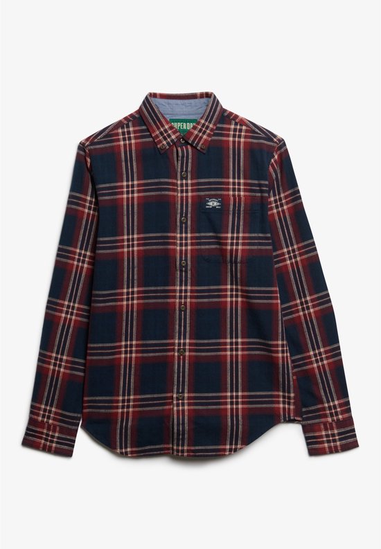 Superdry - Chemise manches longues en coton Lumberjack - Homme - Chemises manches longues