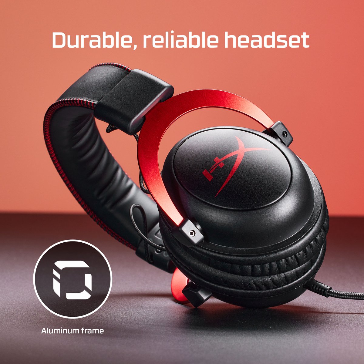 HyperX Cloud II - Bedrade Gaming Headset - Geschikt voor PC/PS5/PS4/Switch - Rood — afbeelding 6