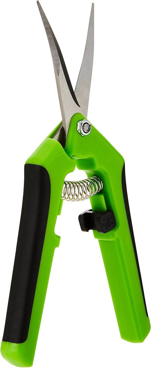 Precisie-snoeischaar met gebogen schaarbladen en soft-grip handgrepen - 165 mm van Merkloos	 — afbeelding 3