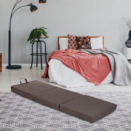Opvouwbaar Matras voor Binnen en Buiten - Comfortabele Logeermatras 180x60x10 cm - Perfect voor Camping en Gasten van LifeGoods — afbeelding 5