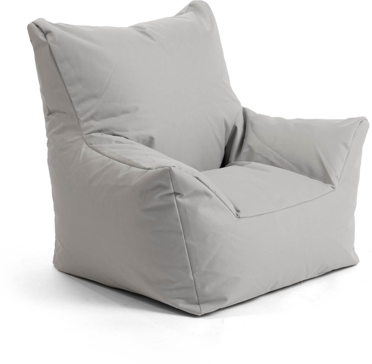 mokebo outdoor kinderzitzak 'de tuinkabouter' of kinderfauteuil waterdicht in grijs