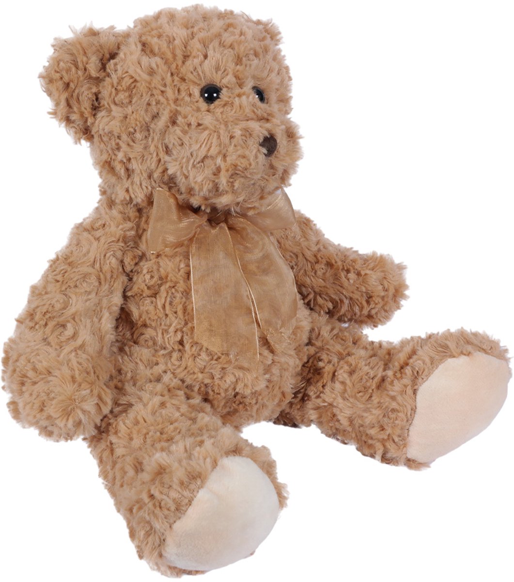 PIA Soft Toys - Pluche Knuffeldier Beer - zittend - 30 cm