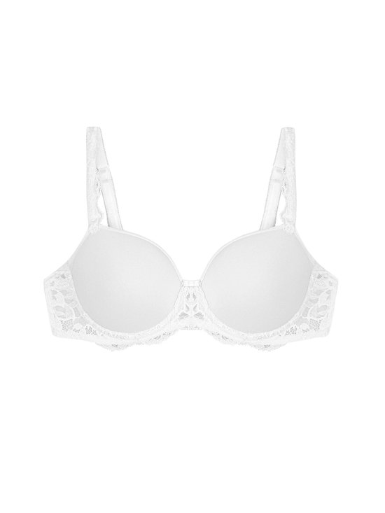 Beugel BH Voorgevormd - Amourette Charm WP - Stevige full cup T-shirt bh - 80E - Wit