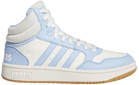 Adidas Hoops 3.0 Mid Classic Vintage Schoenen Wit,Blauw EU 38 Vrouw