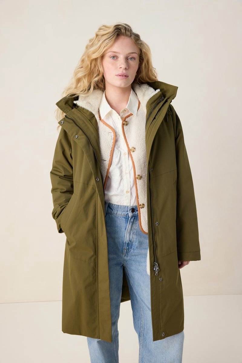 Sissy-Boy - Donkergroene parka