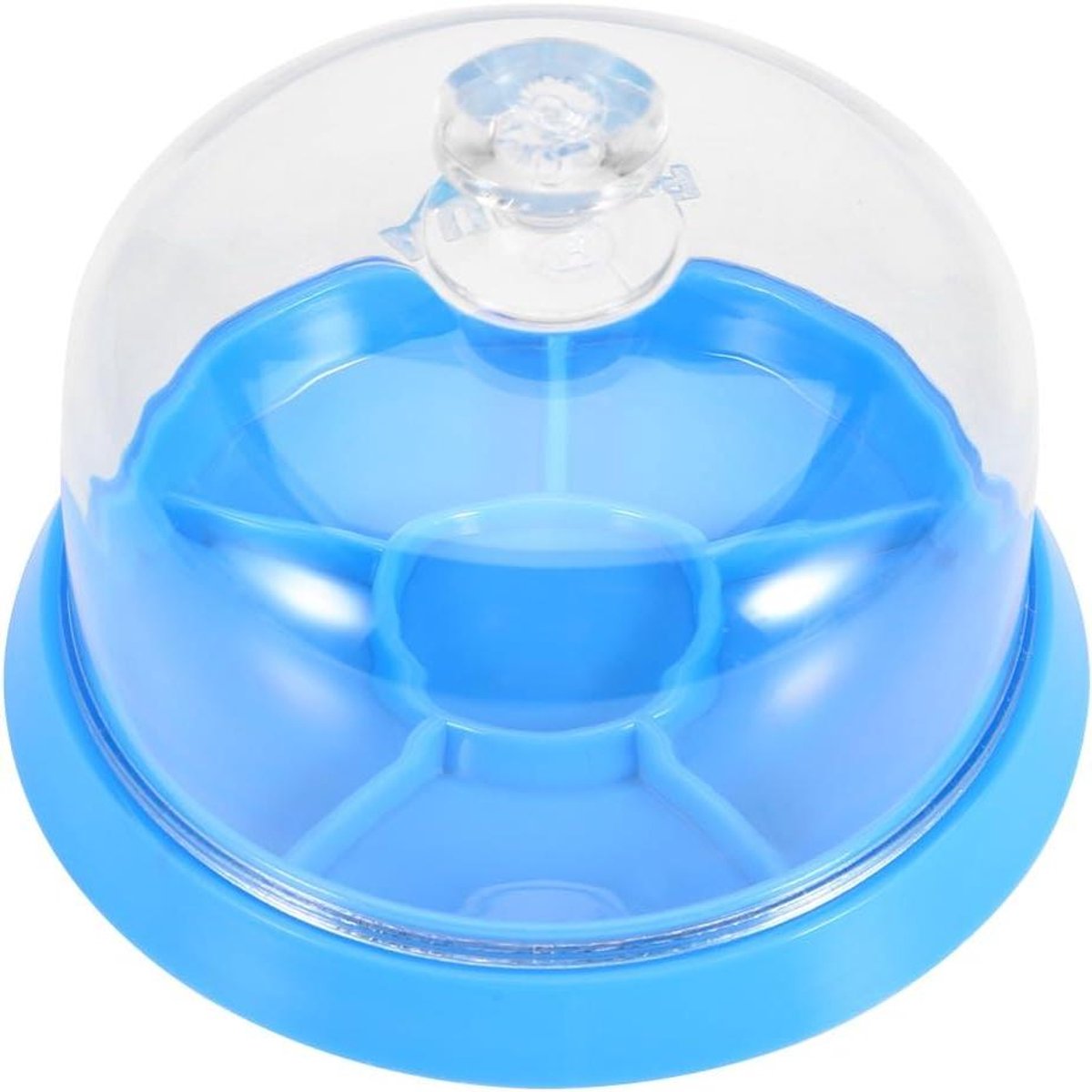 Allecto plus - Lade voor Horloge-onderdelen en Professionele Stofkap - Kunststof Opbergdoos met 6 Sleuven voor Horlogemaker