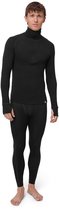DANISH ENDURANCE Merino Wol Thermoset Heren - met Rits - Zwart - Maat XXL