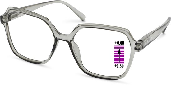 Lunettes de lecture Vista Bonita Mira Progressive-Kadushi argent-+1,50