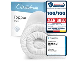 Pure Matrastopper Model S - bis 60kg Körpergewicht / 140x190x3,5cm Polyurethaan - [CertiPUR™,Oeko-Tex 100,Klimaatbeloftevriendelijk]