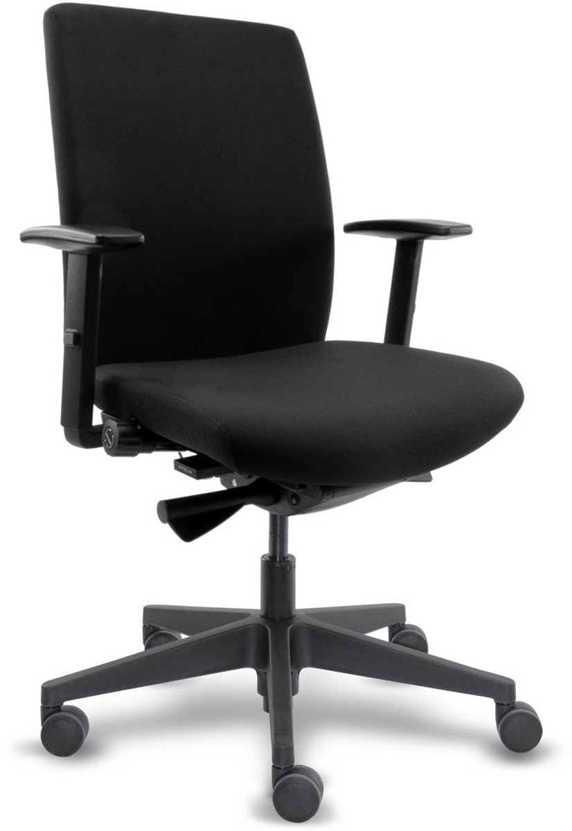 Workliving Ramblas Comfort Home Zwart - Bureaustoel Ergonomisch Design (N)EN 1335