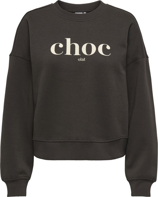 Foto: Only onlbest l s print crew neck swt dames sweaters