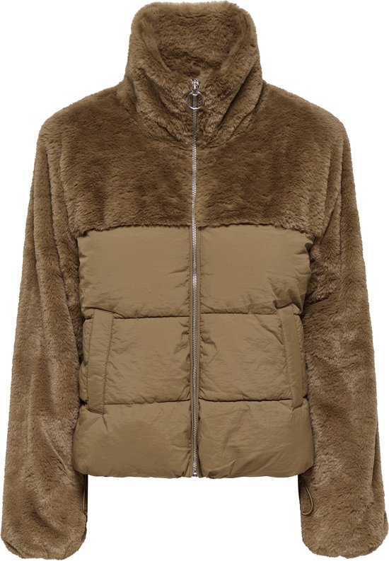 ONLY - ONLWANJA FUR PUFFER MIX JACKET NOOS OTW - Dames - Gewatteerde jassen