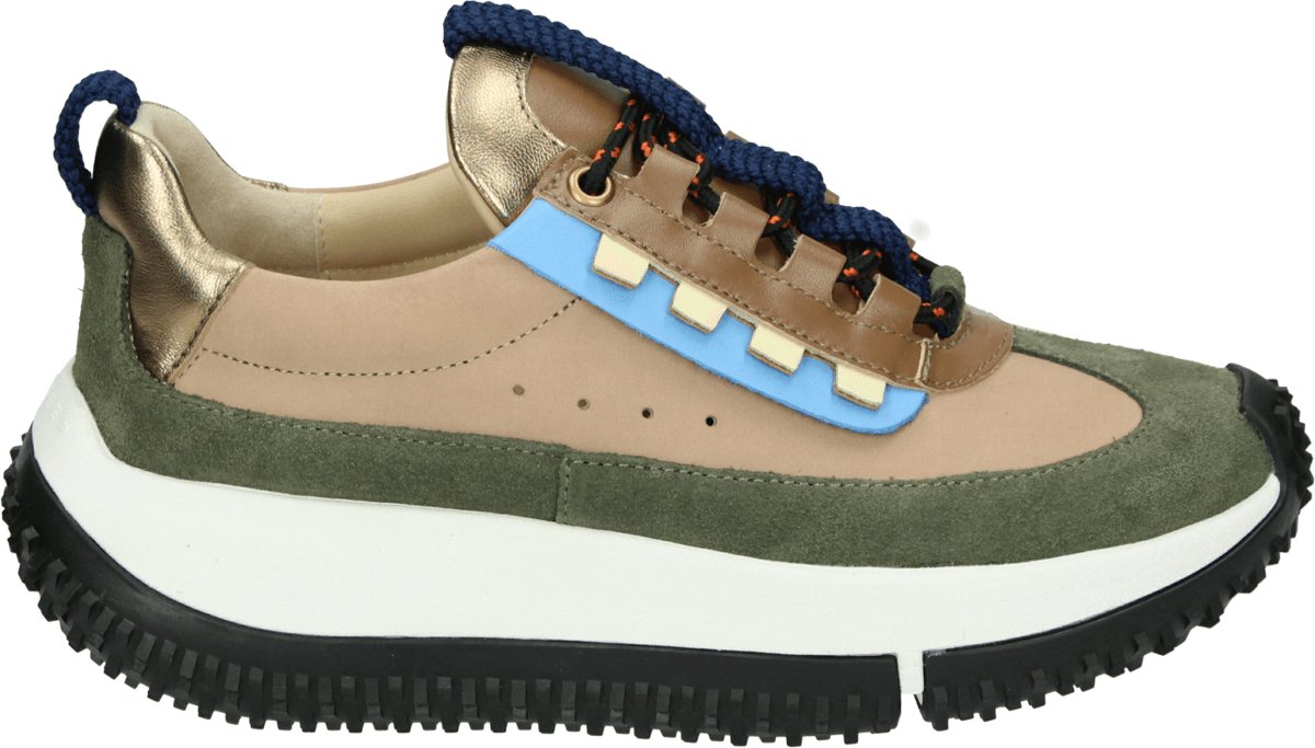 4ccccees - 4CS870004 KAPOK PINTO - Lage sneakersDames sneakers - Kleur: Groen - Maat: 38
