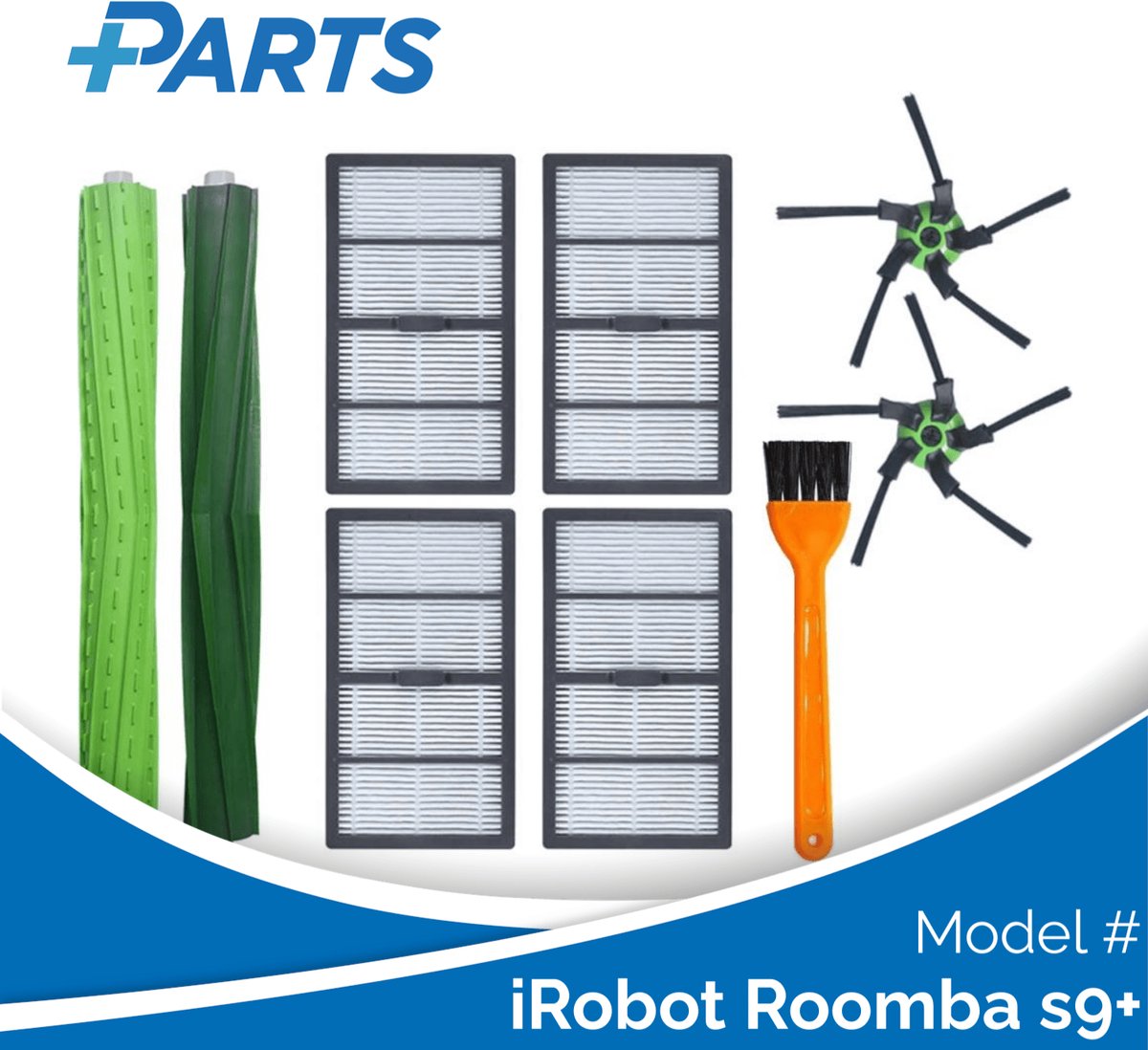 iRobot Roomba s9+ Onderhoudsset (Plus.Parts® alternatief voor 4646124 / 4655986)