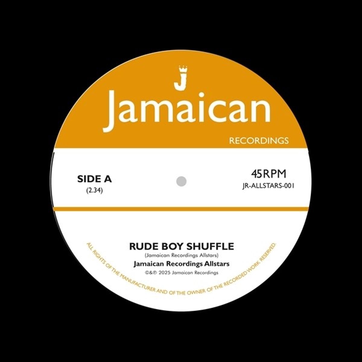 Jamaican Recordings Allstars - Rude Boy Shuffle (7" Single)