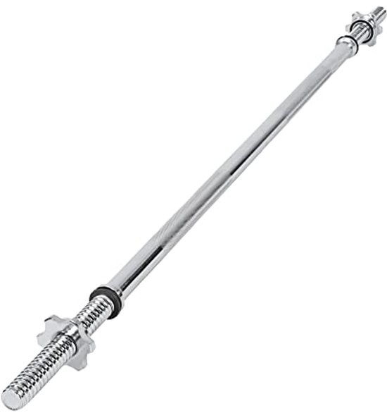 wuuhoo® Rocco Halterstang - 120cm / 150cm / 160cm / 180cm / 200cm Halterstang 30mm, Verchroomde Stalen Halter met Stervergrendeling - Fitnessapparatuur voor Thuis, Capaciteit 150 kg 160cm wuuhoo® Rocco Halterstang - 120cm / 150cm / 160cm / 180cm / 200cm Halterstang 30mm, Verchroomde Stalen Halter met Stervergrendeling - Fitnessapparatuur voor Thuis, Capaciteit 150 kg 160cm