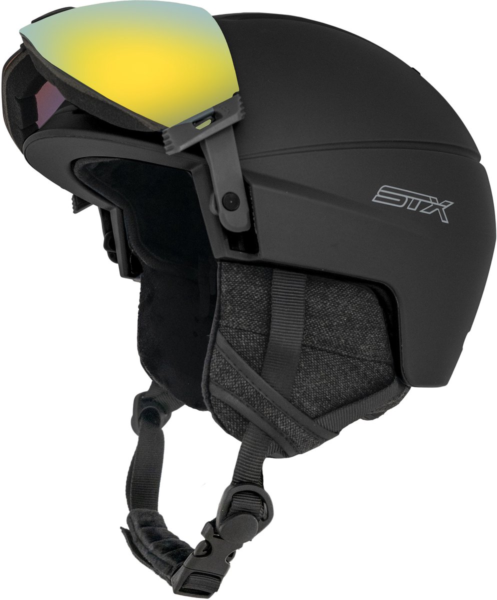 STX SNOW STX Helmet Stow Vizor Bk Matte Bk Unisex Skihelm - Matte Black