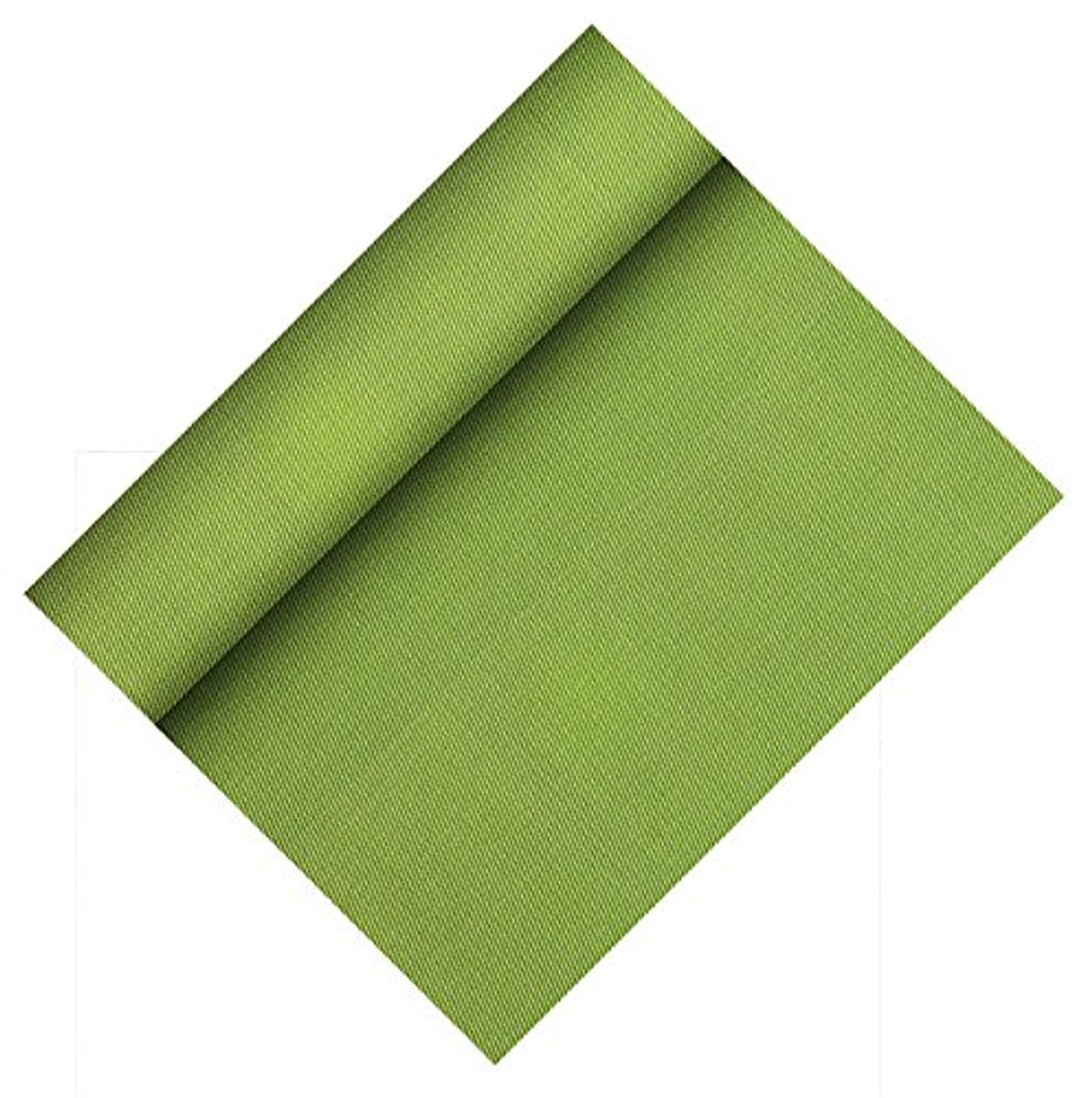 Tafelloper van fleece, stofachtig, 24 m x 40 cm, olijfgroen op rol