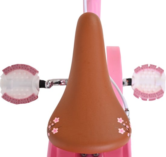 Volare Blossom Kinderfiets - Meisjes - 14 inch - Roze - Twee Handremmen van Volare — afbeelding 2