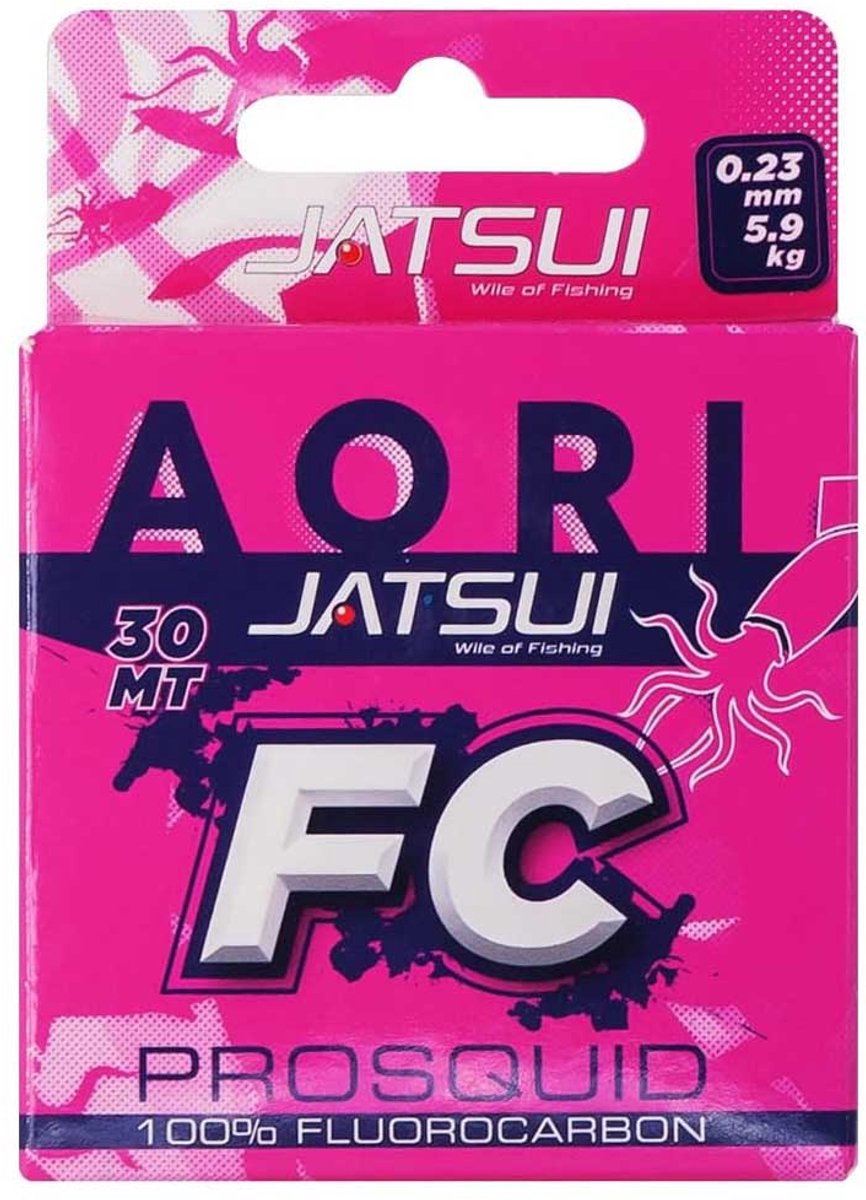 Jatsui Aori Fc Pro Squid Flurocarbon 30 M Roze 0.300 mm