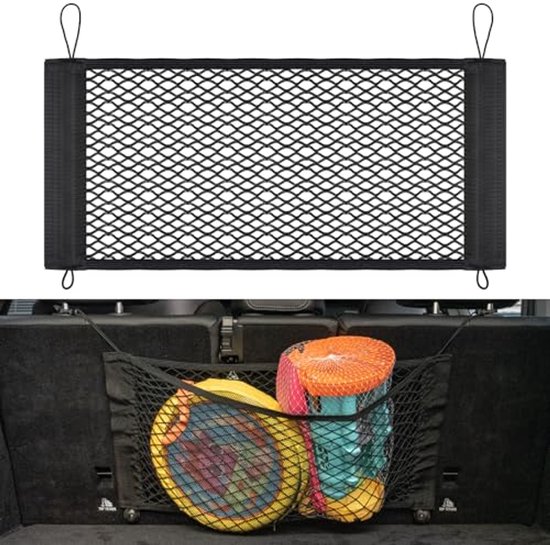 Kofferbaknet voor Auto - Bagagenet voor SUV - Bagage-organizer 65 x 35 cm