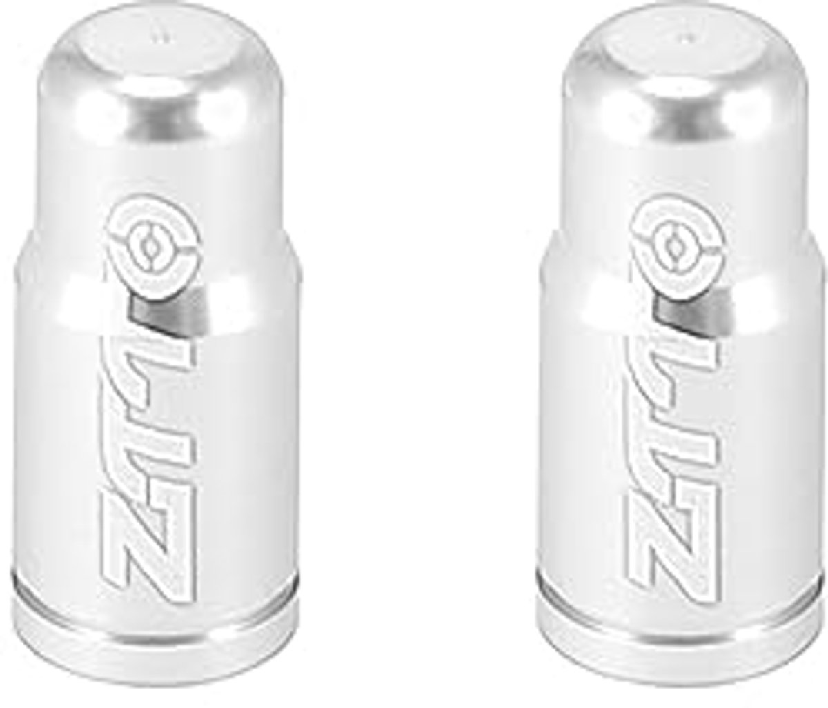2 Stuks Fiets Racefiets MTB Banden Ventieldoppen Stofhoes Zilverkleurig