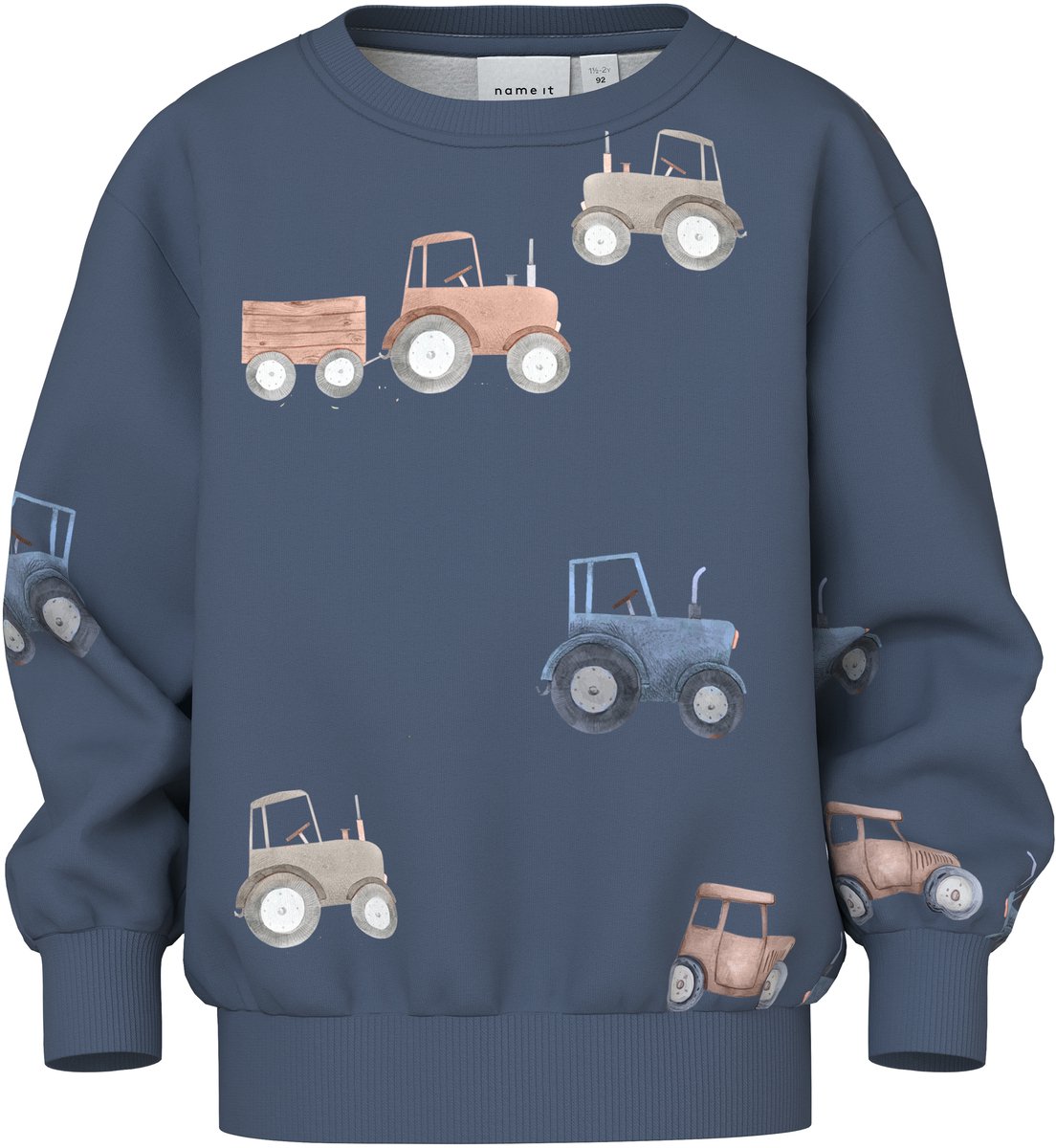 NAME IT - NMMFOTRACTOR LS NREG SWEAT BRU - Jongens - Sweaters