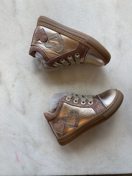 Baskets Lunella First Step à cœurs roses, pointure 23