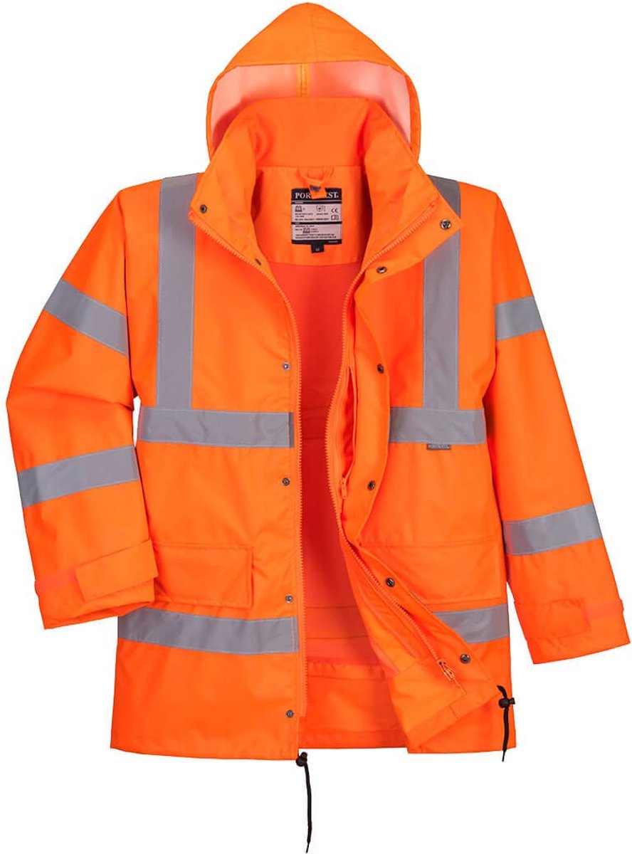 Portwest Hi-Vis Ademend Jack interactive RT63 Oranje