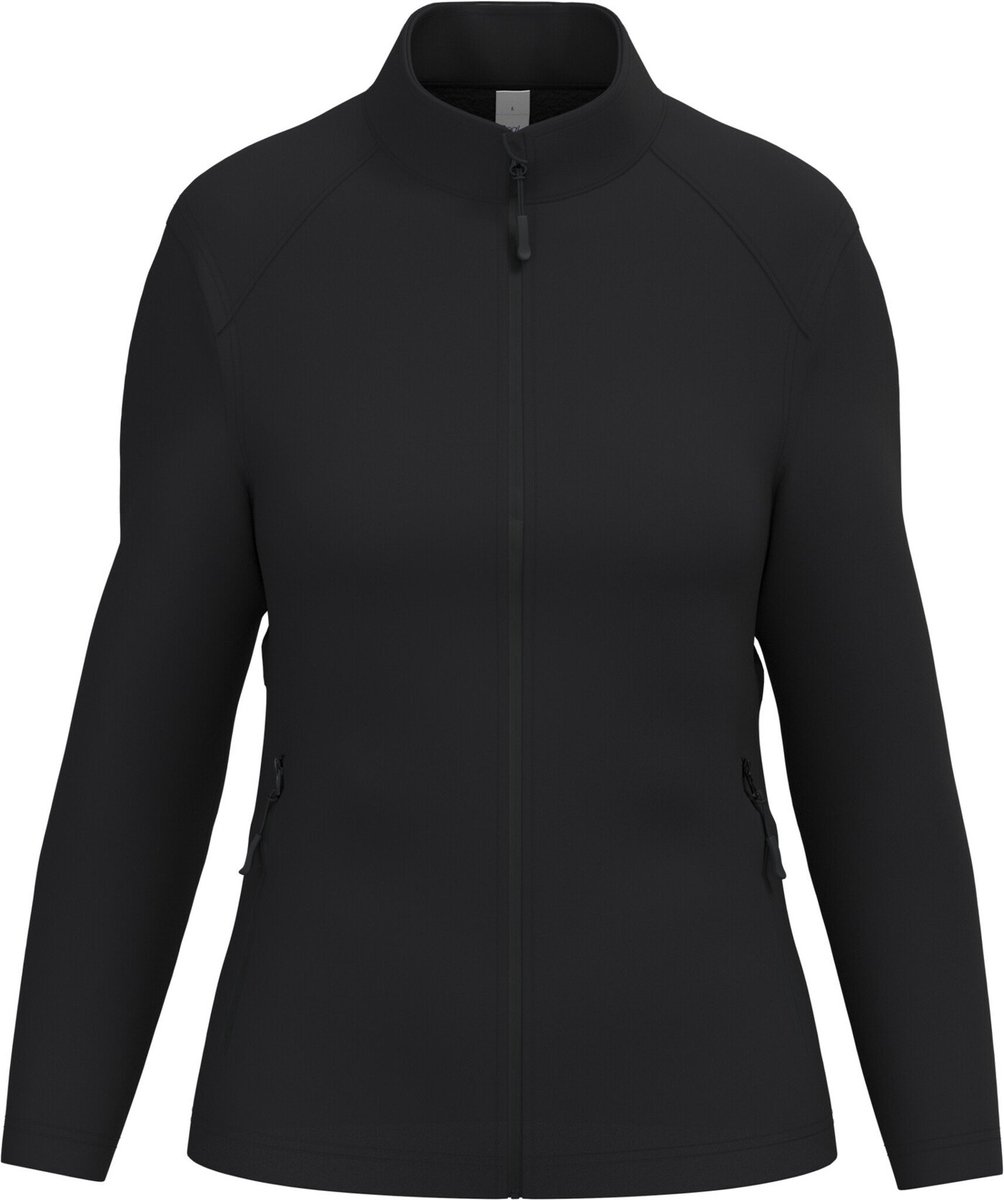 iDeal Basic Brand Dames Softshelljas 2 lagen IB411 Ideal Zwart