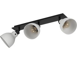 EGLO Matlock Spot - E27 - 74 cm - Grijs|Zwart - Staal