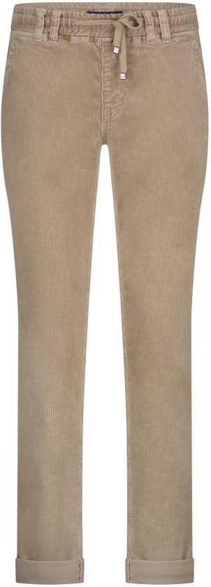Pantalon à boutons rouges Tessy 10w Cord Srb4646 Latte Taille femme - W38