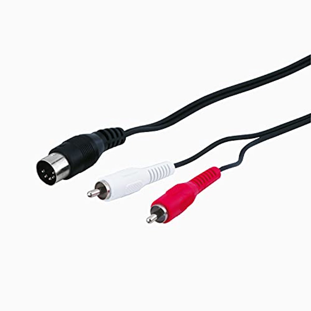DIN-stekker naar stereo RCA audio kabeladapter 1,5 m