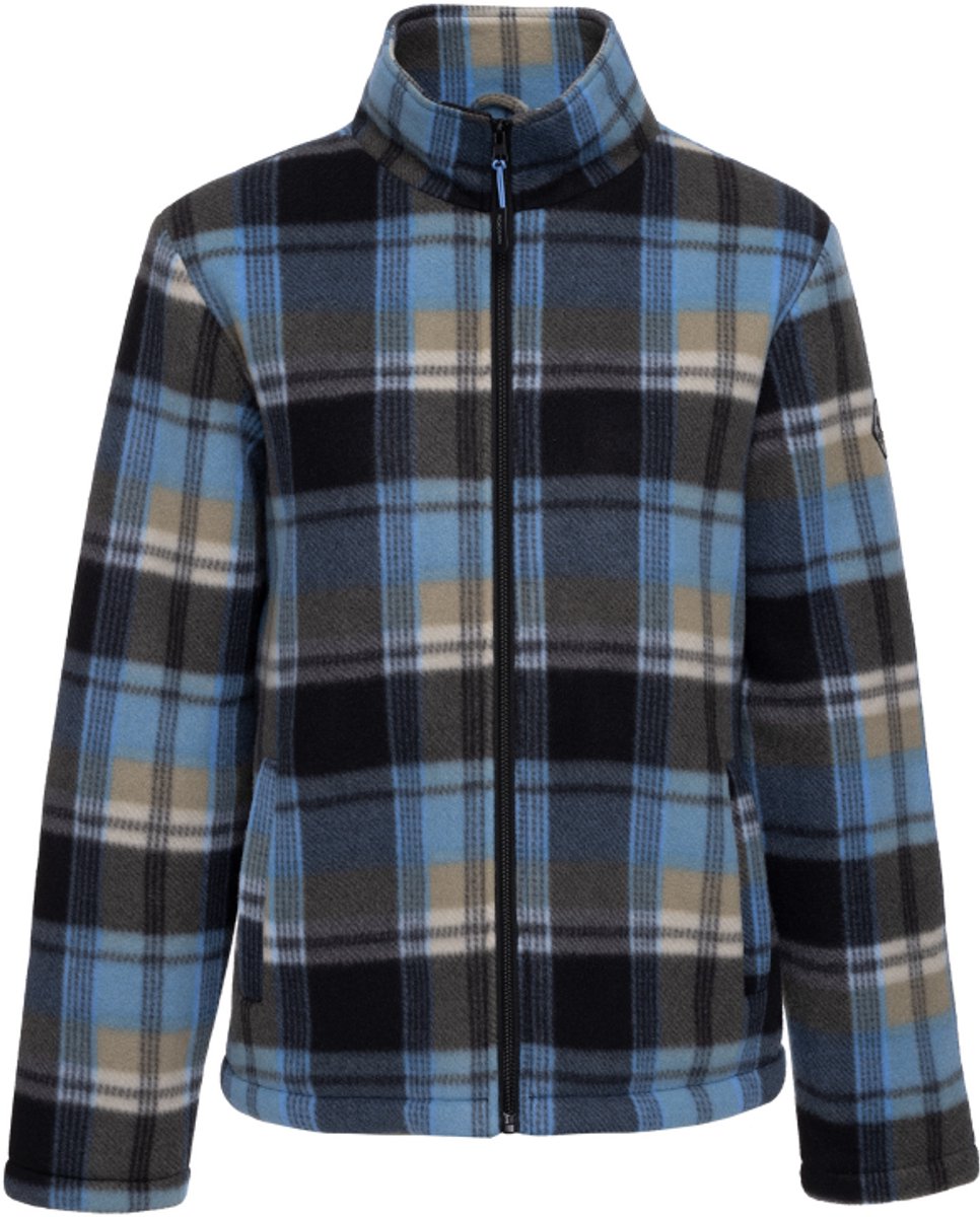 Terrax dames thermojas - 50987 - zwart/aqua geruit - maat 3XL