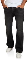 riverso Heren Jeans Broeken RIVAlan bootcut Fit Zwart Volwassenen Denim Jeansbroek Spijkerbroek heren