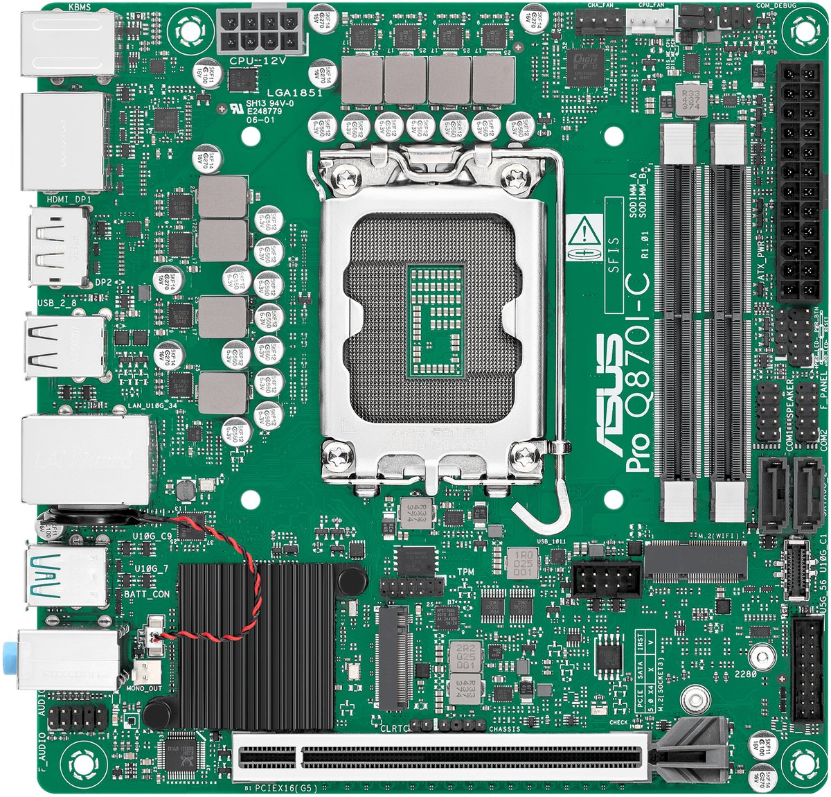 ASUS PRO Q870I-C-CSM Moederbord