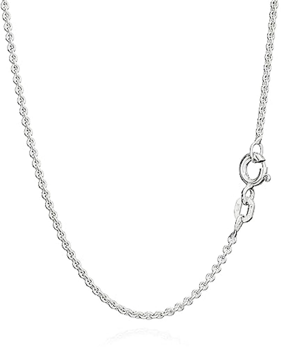 Ankerketting 925 Sterling Zilver - Massief Ronde Collier 2,00mm Breed