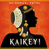 Kaikeyi, een roman, met op de omslag een silhouet van een vrouw in traditionele Indiase sieraden en kleding.