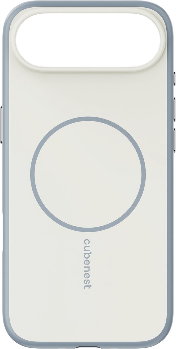 Cubenest iPhone 17 Air matte hoesje - Magnetisch Hoesje - Schockproof hoesje - MagSafe-compatibel - Beige