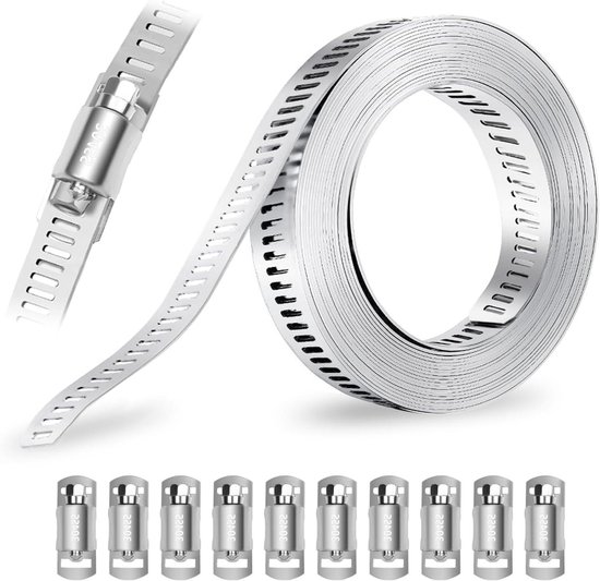 Zware slangklemmen RVS W2 : Zware RVS Slangklemmen 44-47mm