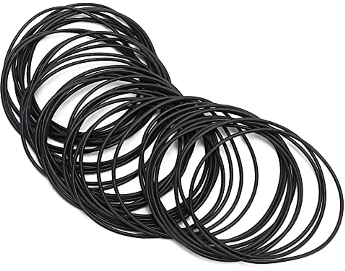 500Pcs Rubber O-ring Watch Back Cover Sealing Gaskets, Waterproof and Durable, Watch Repair Tool for Watchmakers, Plastic