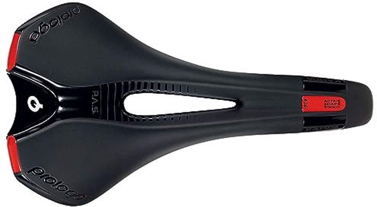 Ergonomisch Fietszadel met Brede Centrale Tunnel voor Optimaal Comfort