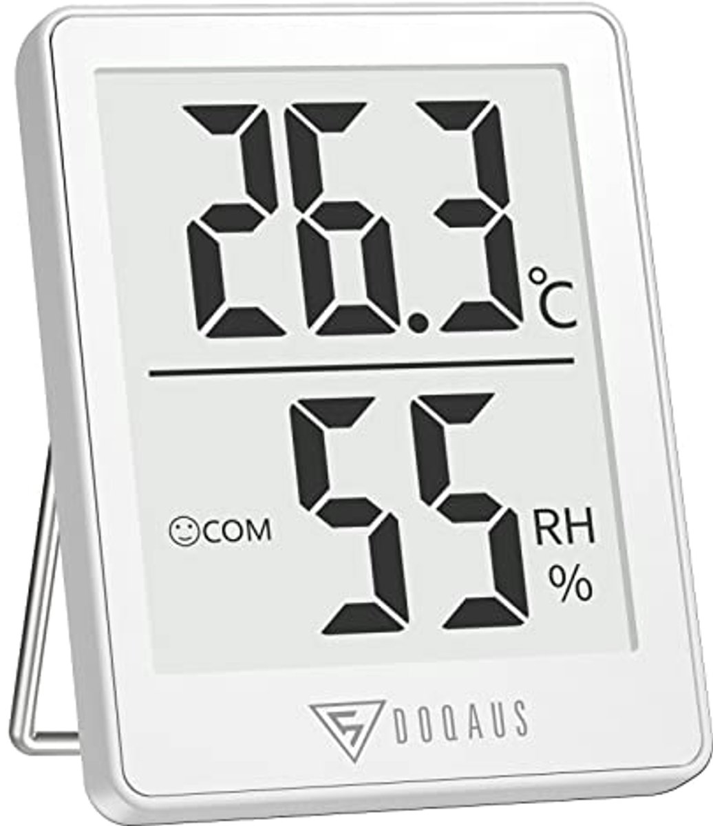 Digitale Thermo-Hygrometer voor Binnengebruik – Nauwkeurige Temperatuur- en Luchtvochtigheidsmeting
